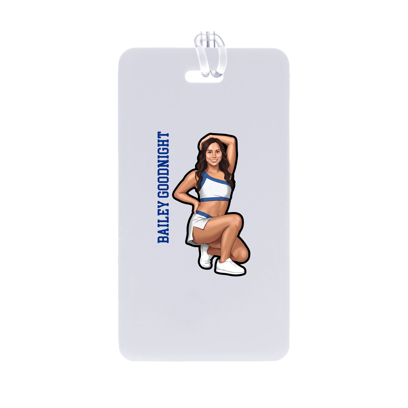Bag Tag — Name Vertical in Classic