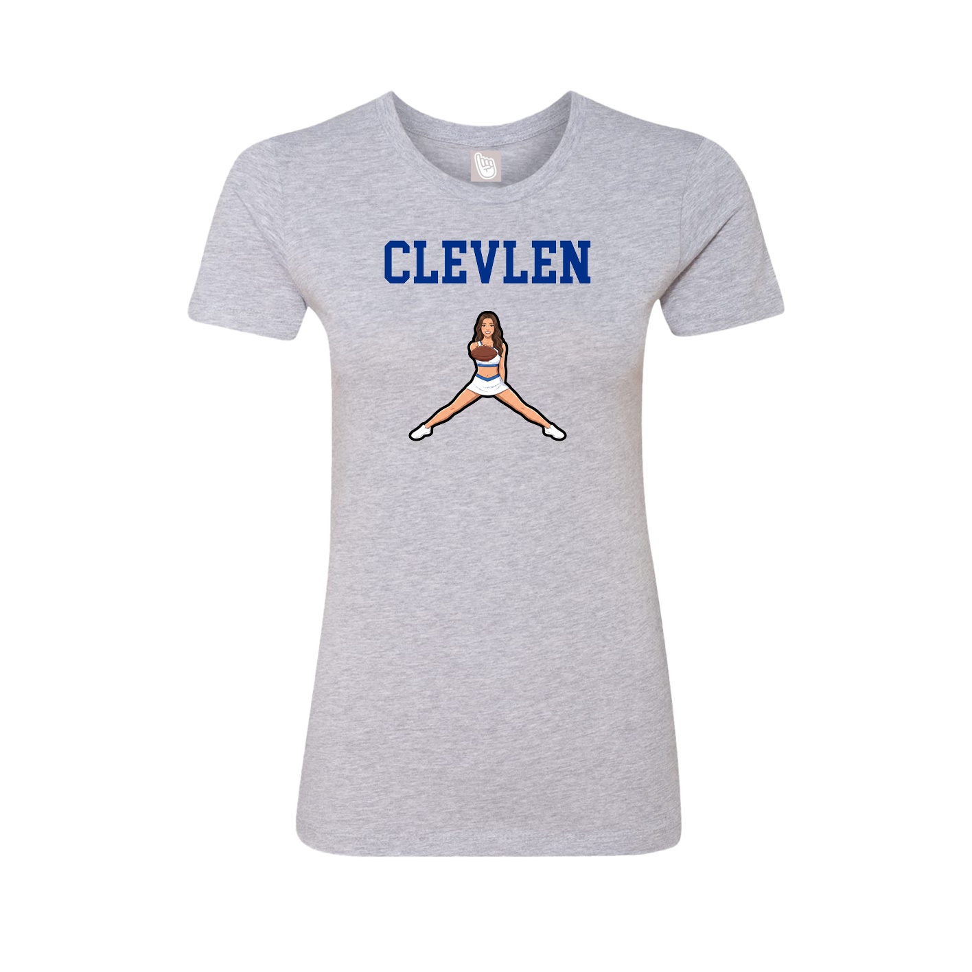 Fitted Women's Tee — Shirsey in Grey