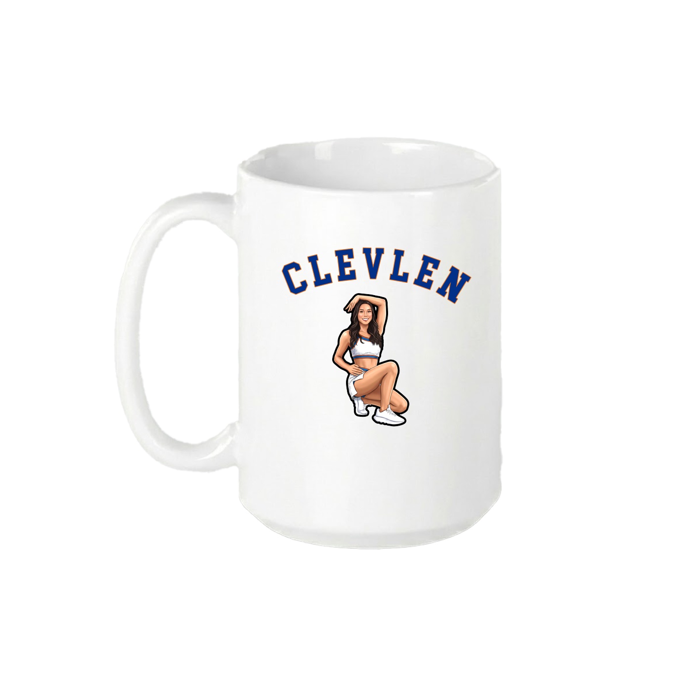 15oz Coffee Mug — Shirsey Arch in White
