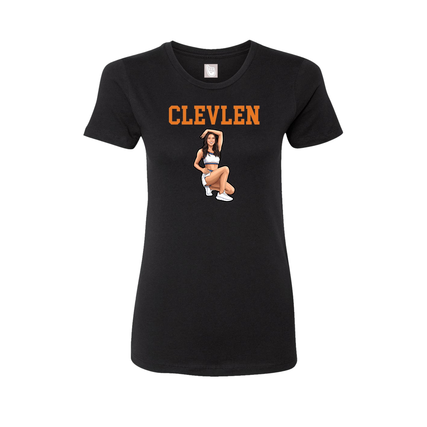 Fitted Women's Tee — Shirsey in Black