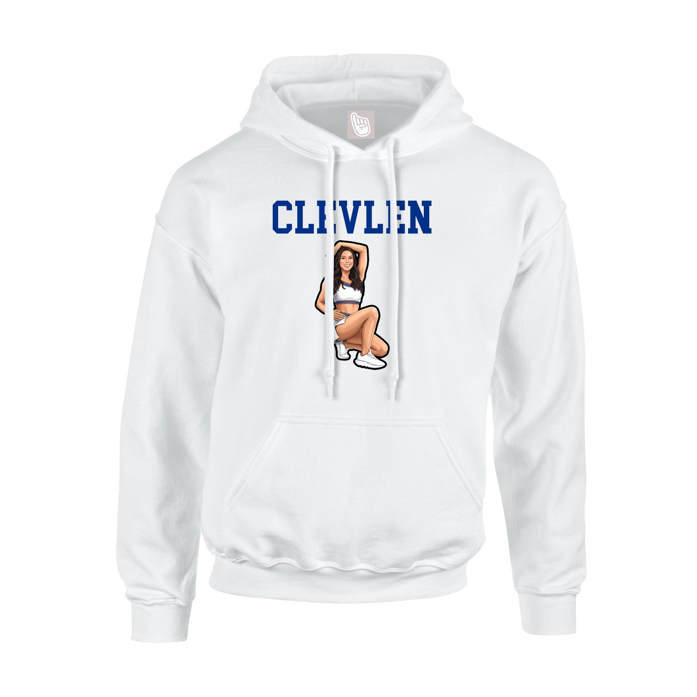 Hoodie — Shirsey in White