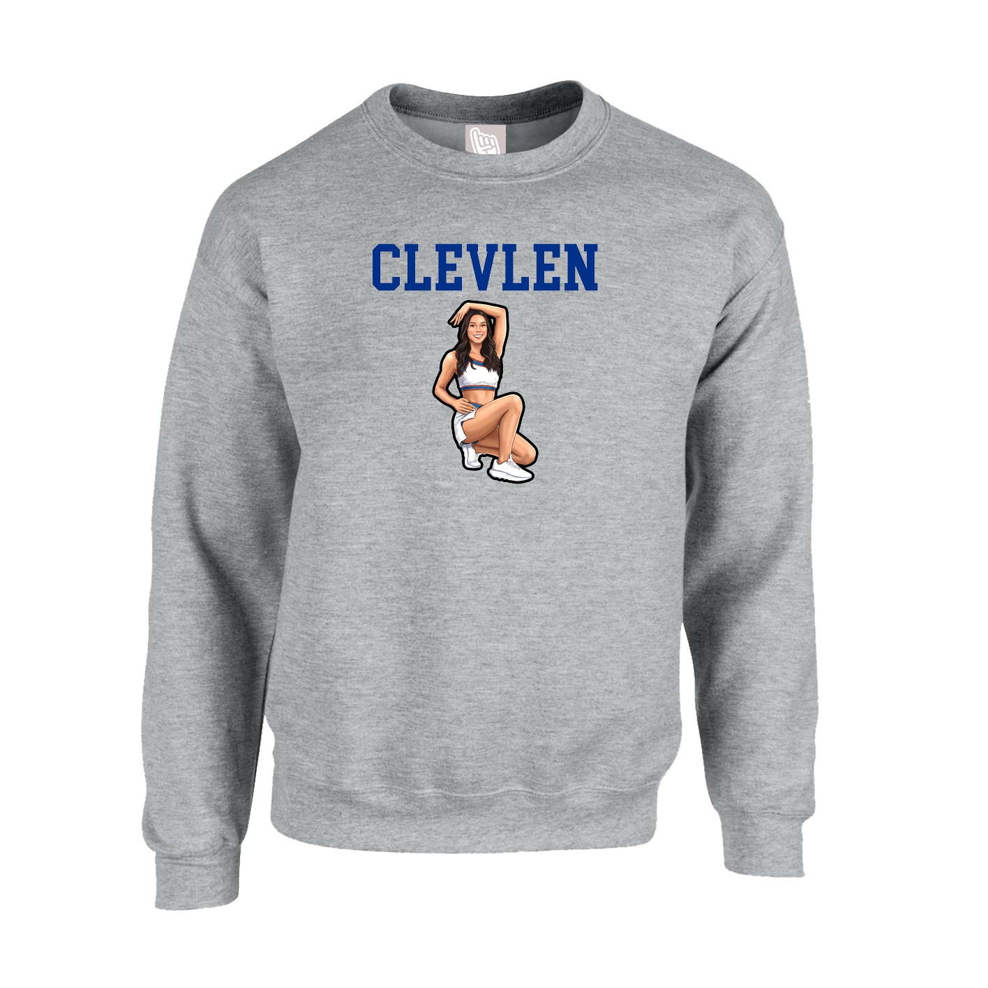 Fleece Crew — Shirsey in Grey
