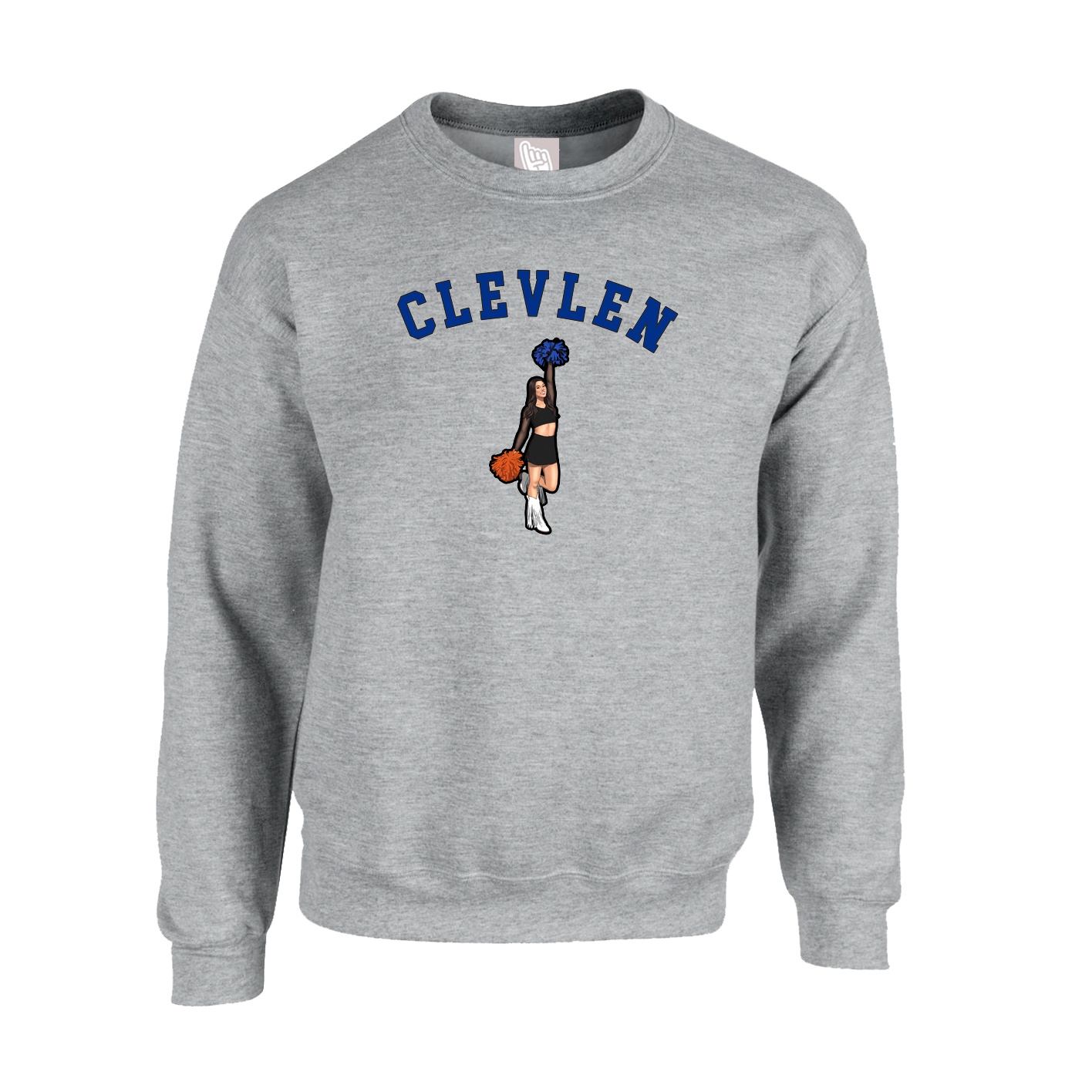 Fleece Crew — Shirsey Arch in Grey