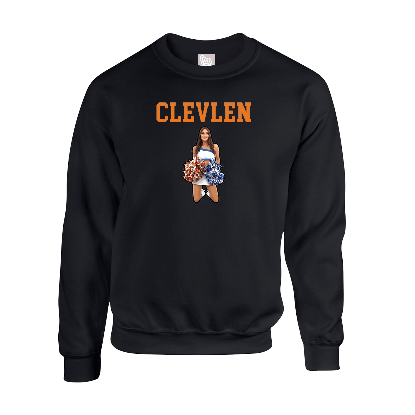 Fleece Crew — Shirsey in Black