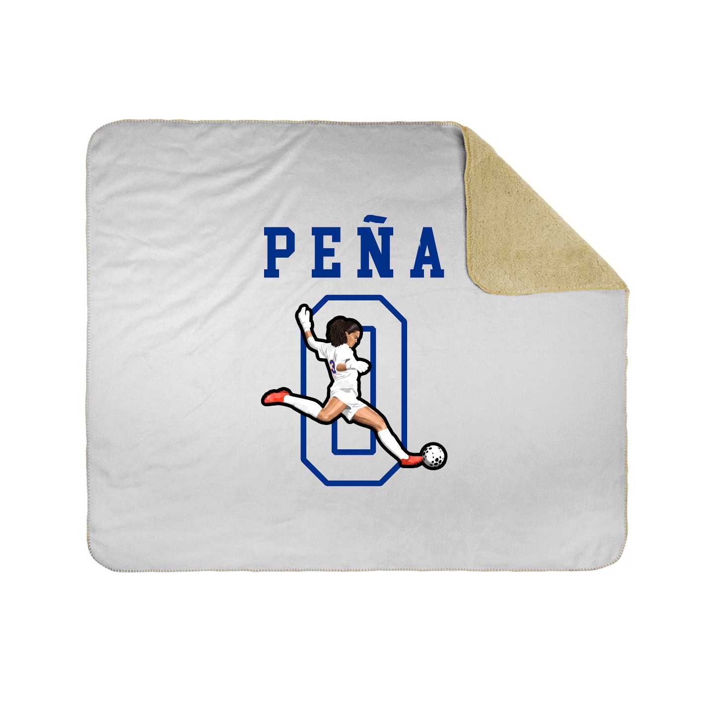 Throw Blanket — Shirsey in White