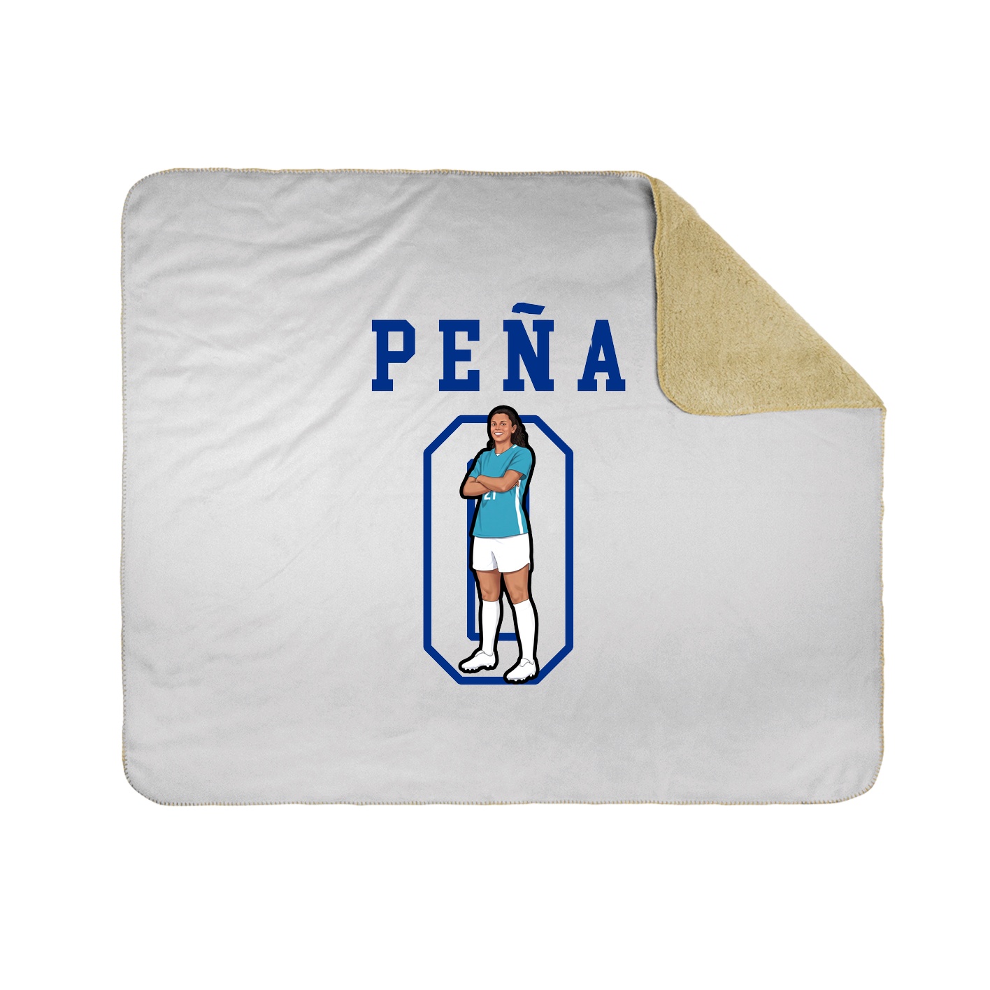 Throw Blanket — Shirsey in White
