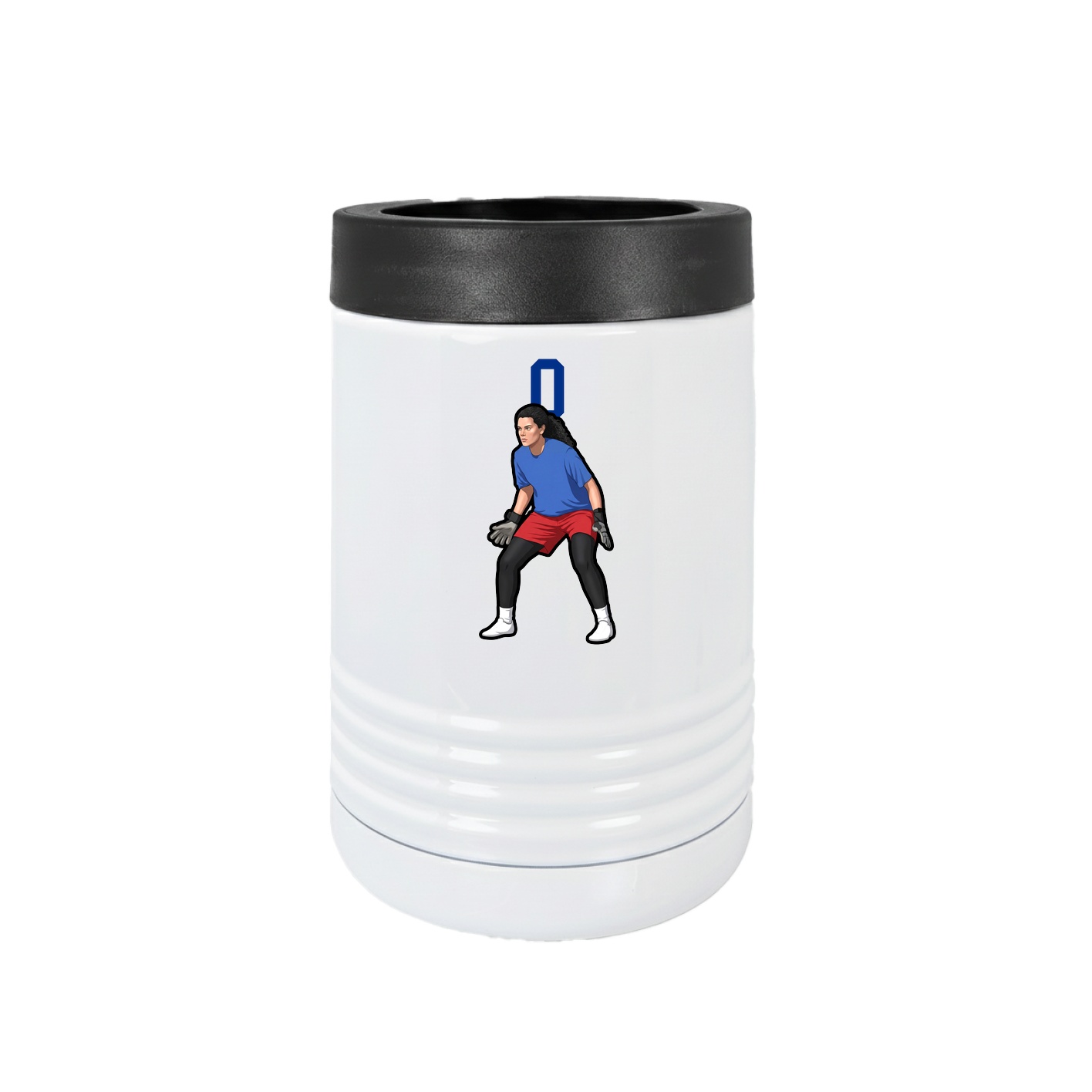 Beverage Holder — Number Top in White