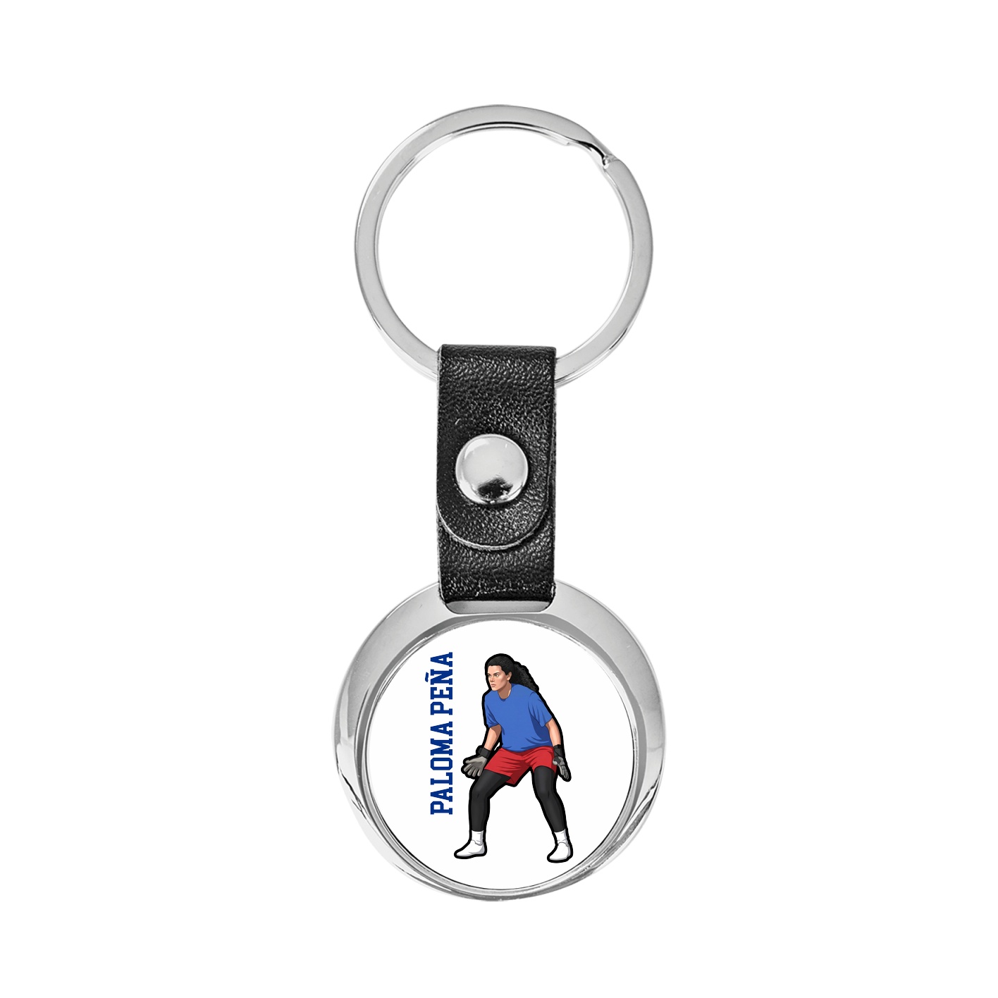 Key Chain — Name Vertical in Classic