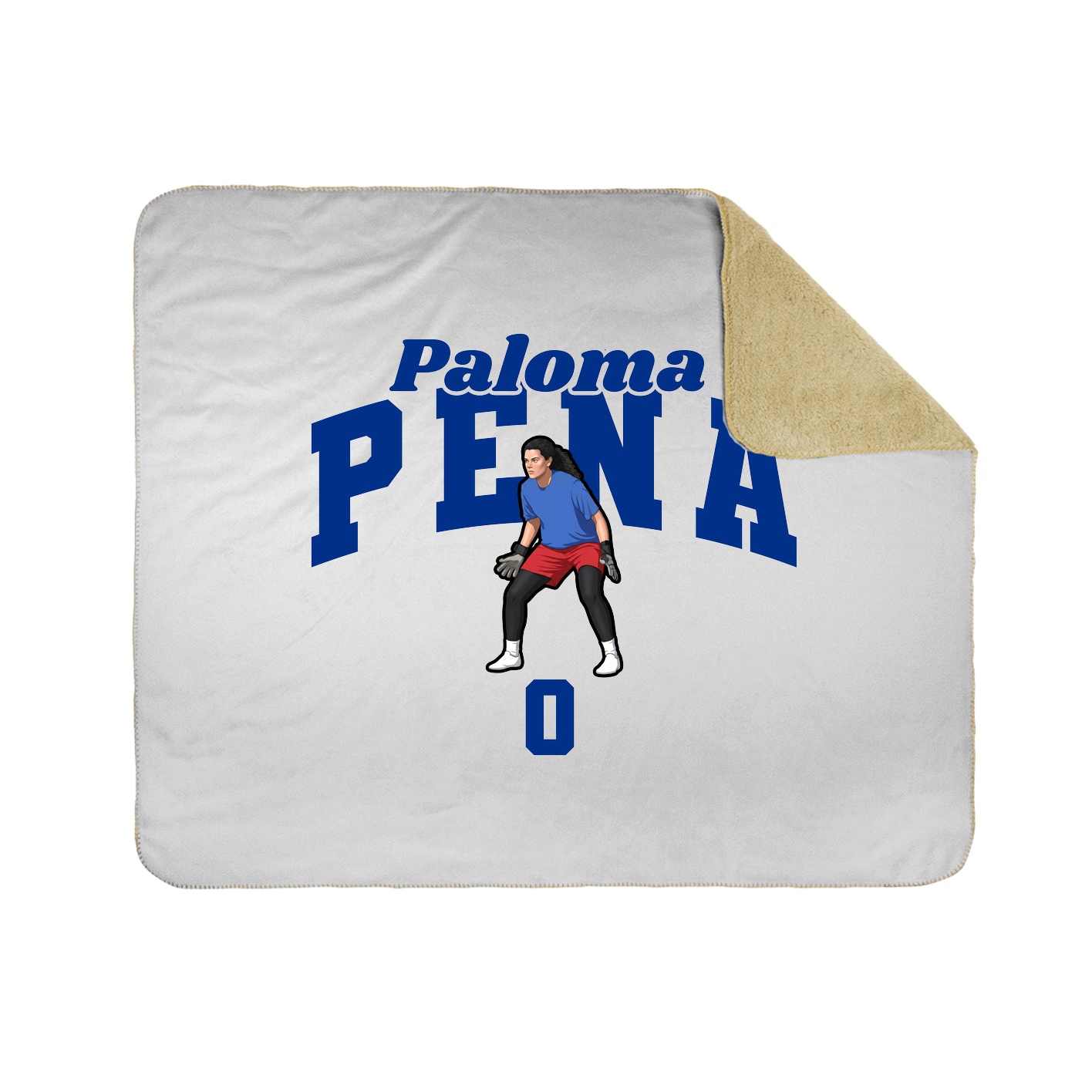 Throw Blanket — Signature Arch in White
