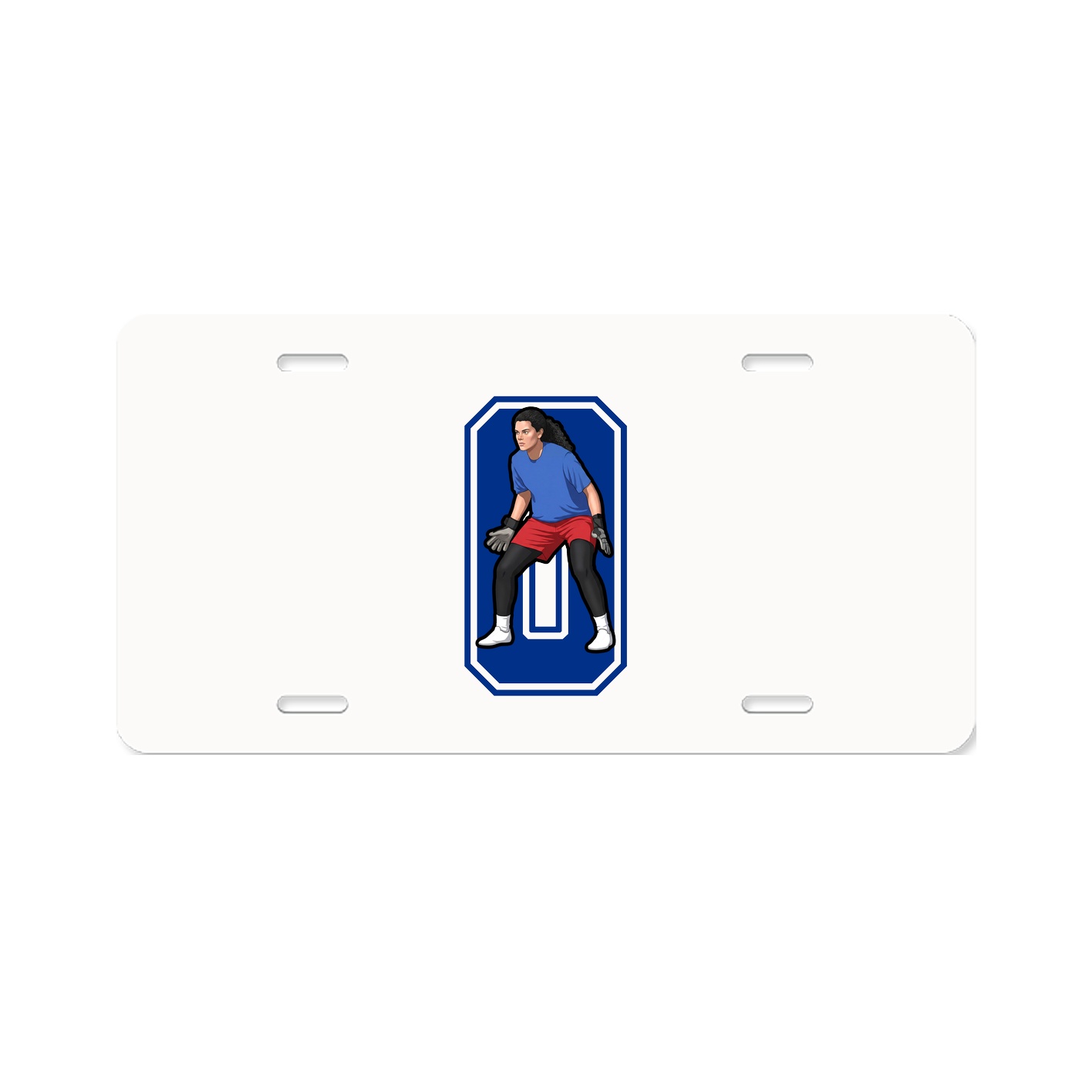 License Plate — Number in Classic