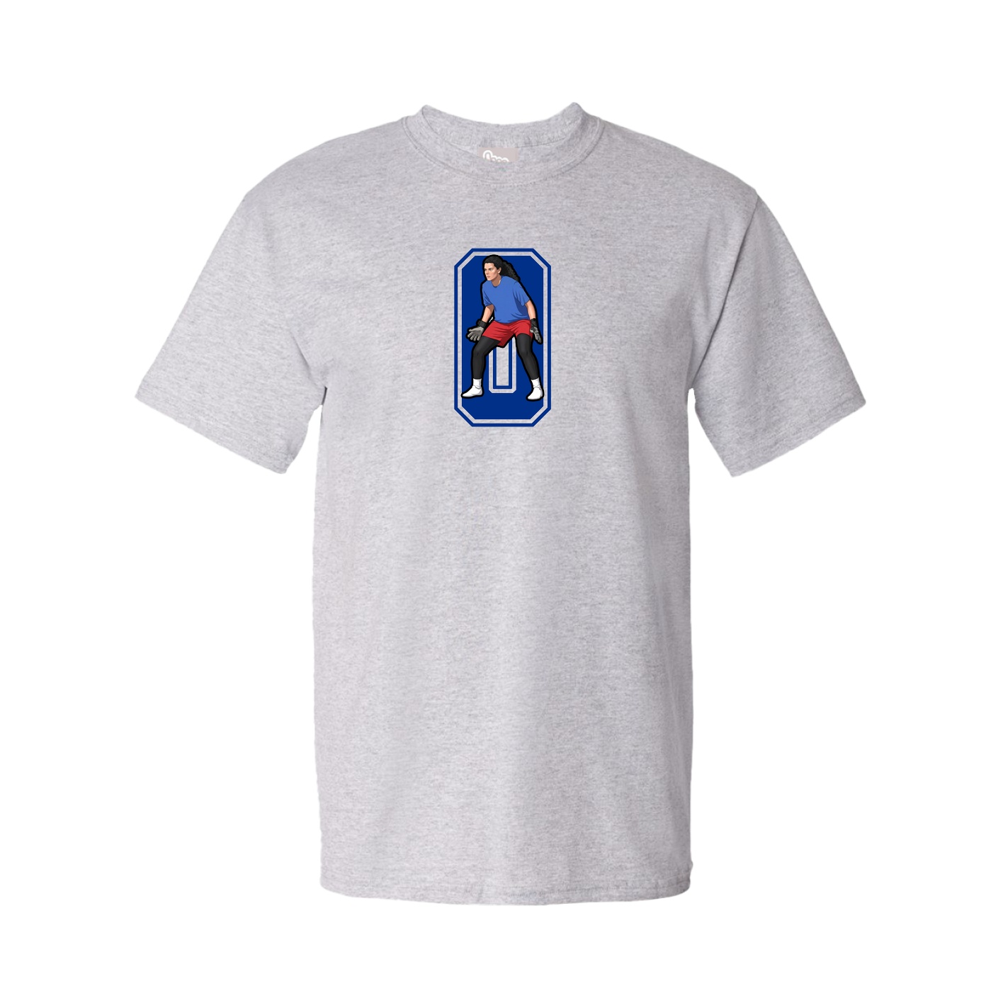 Youth Tee — Number in Grey