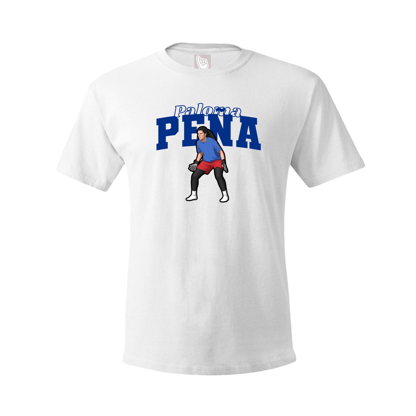 Tee — Name Arch in White