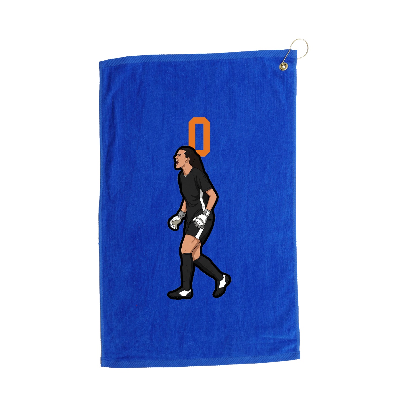 Golf Towel — Number Top in Royal