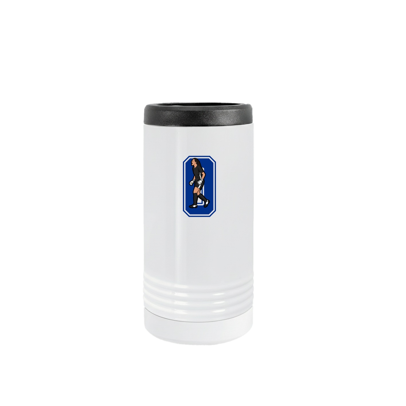 Slim Beverage Holder — Number in White