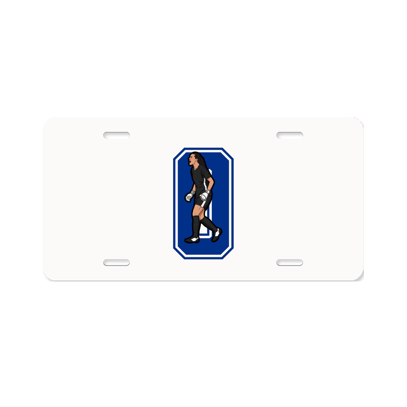 License Plate — Number in Classic