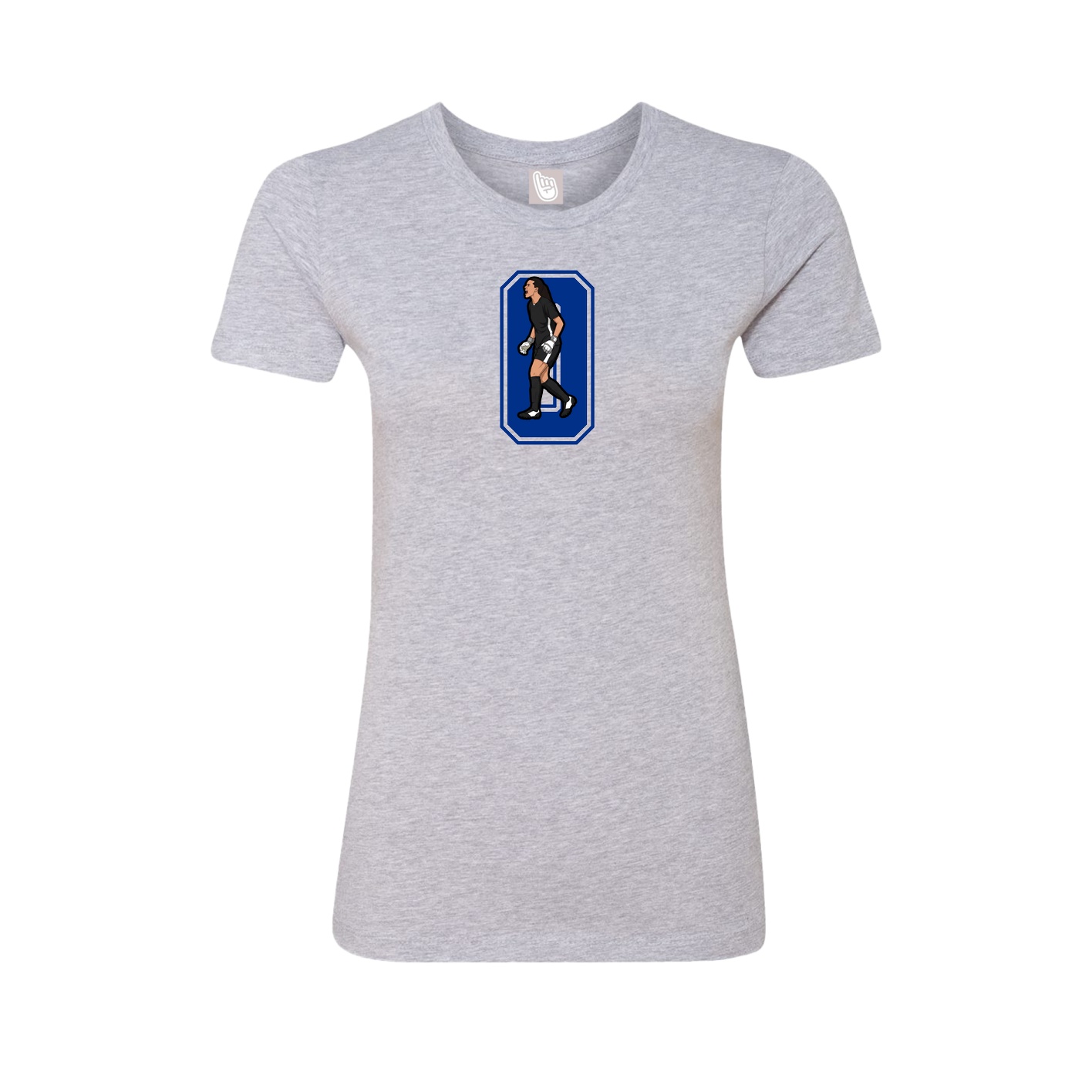 Womens Tee — Number in Grey