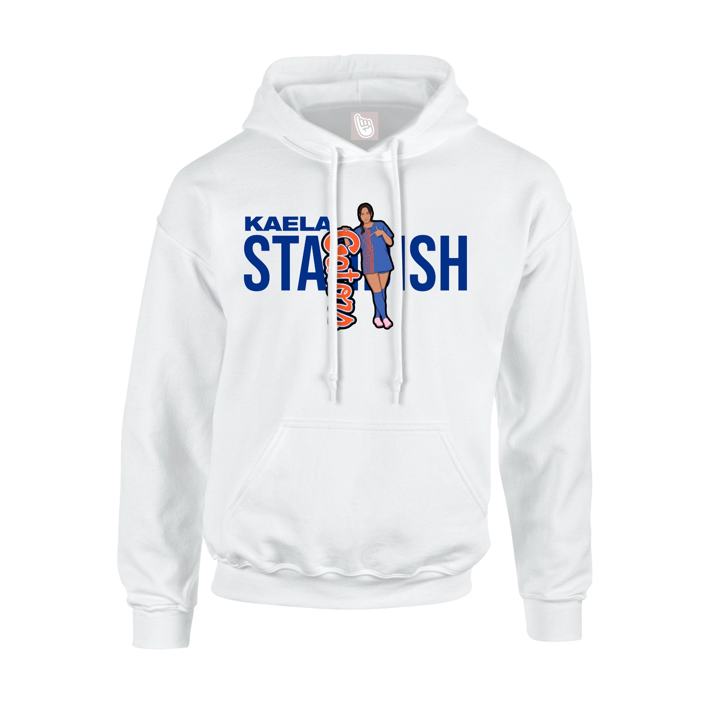 Hoodie — Player Name in White