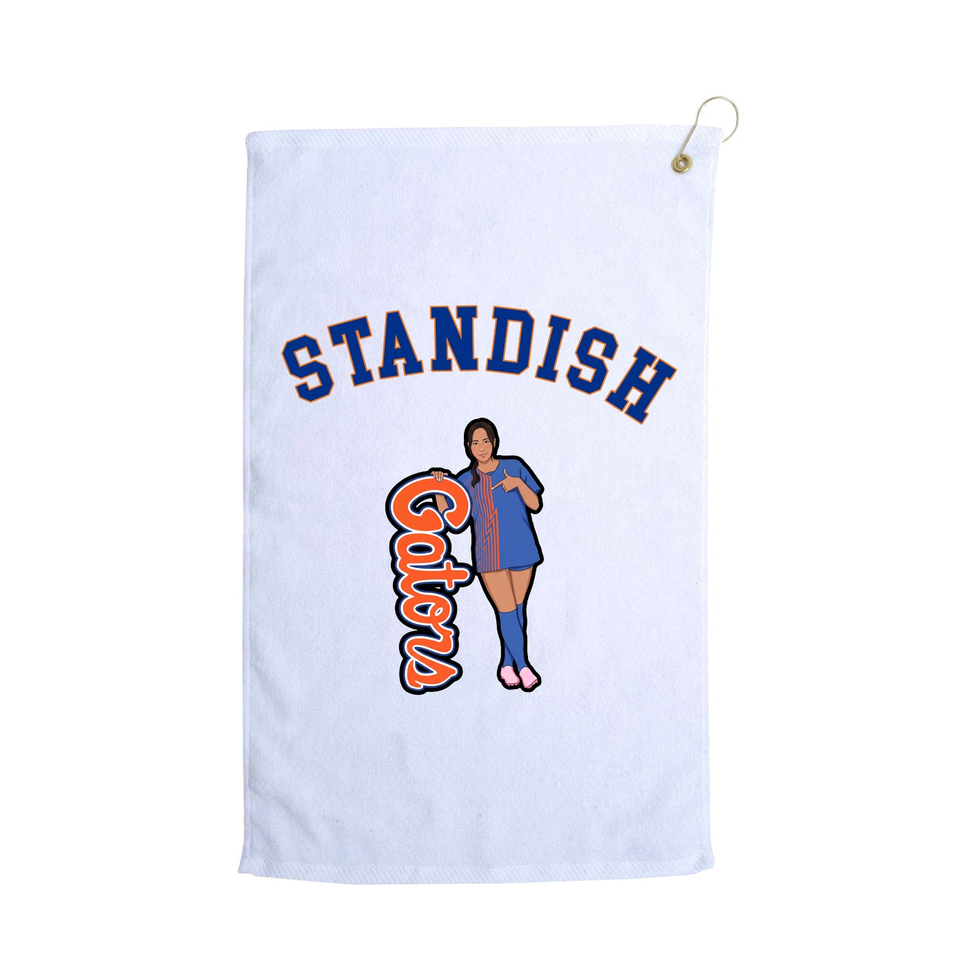 Golf Towel — Shirsey Arch in White