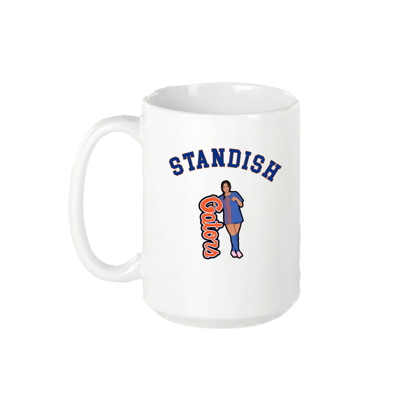 15oz Coffee Mug — Shirsey Arch in White