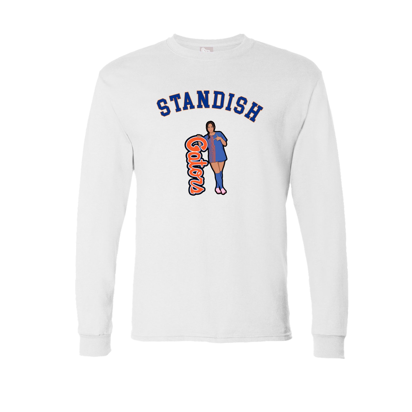 Long Sleeve Tee — Shirsey Arch in White
