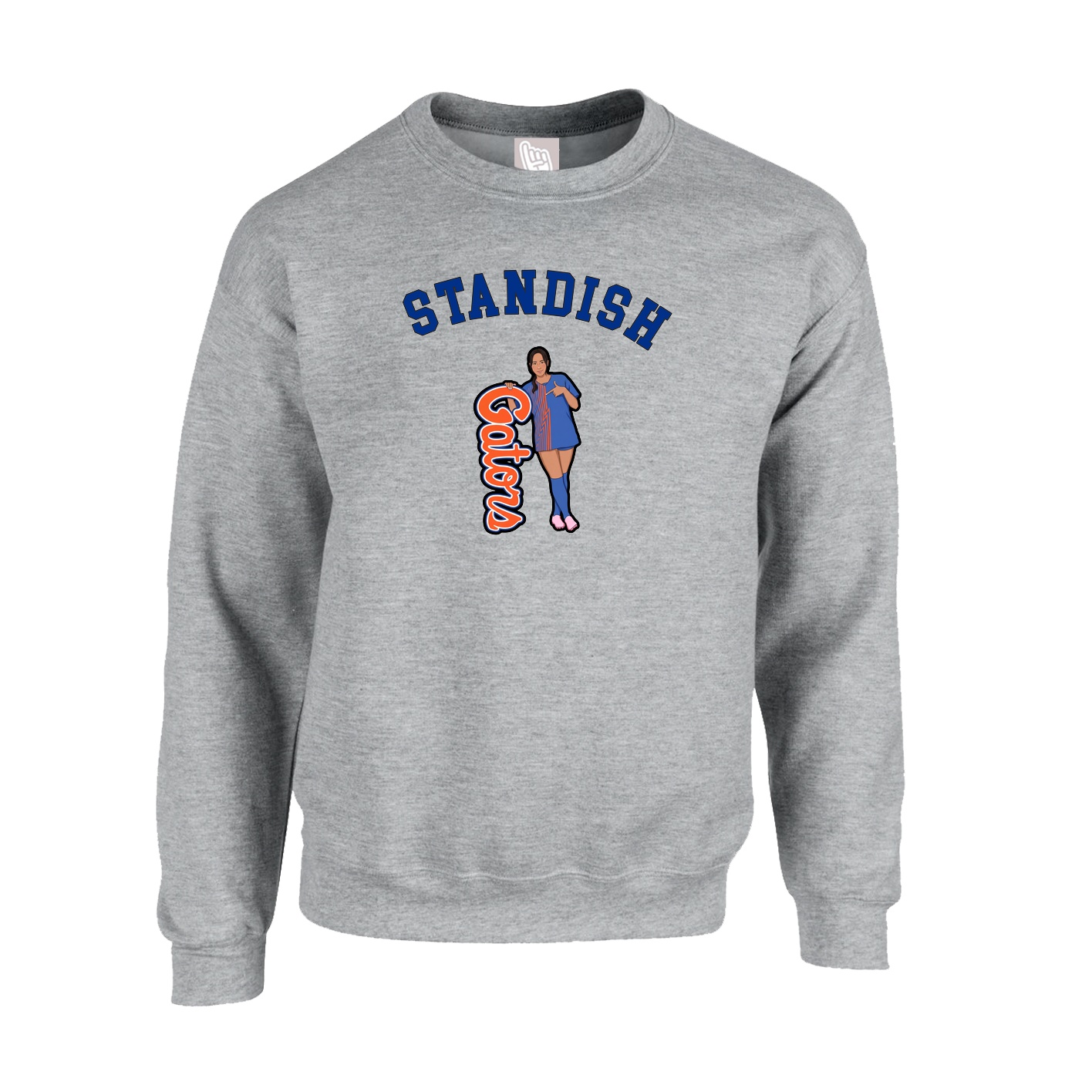 Fleece Crew — Shirsey Arch in Grey
