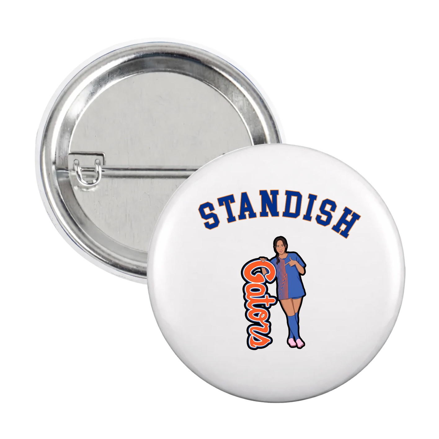 Game Day Button — Shirsey Arch in White