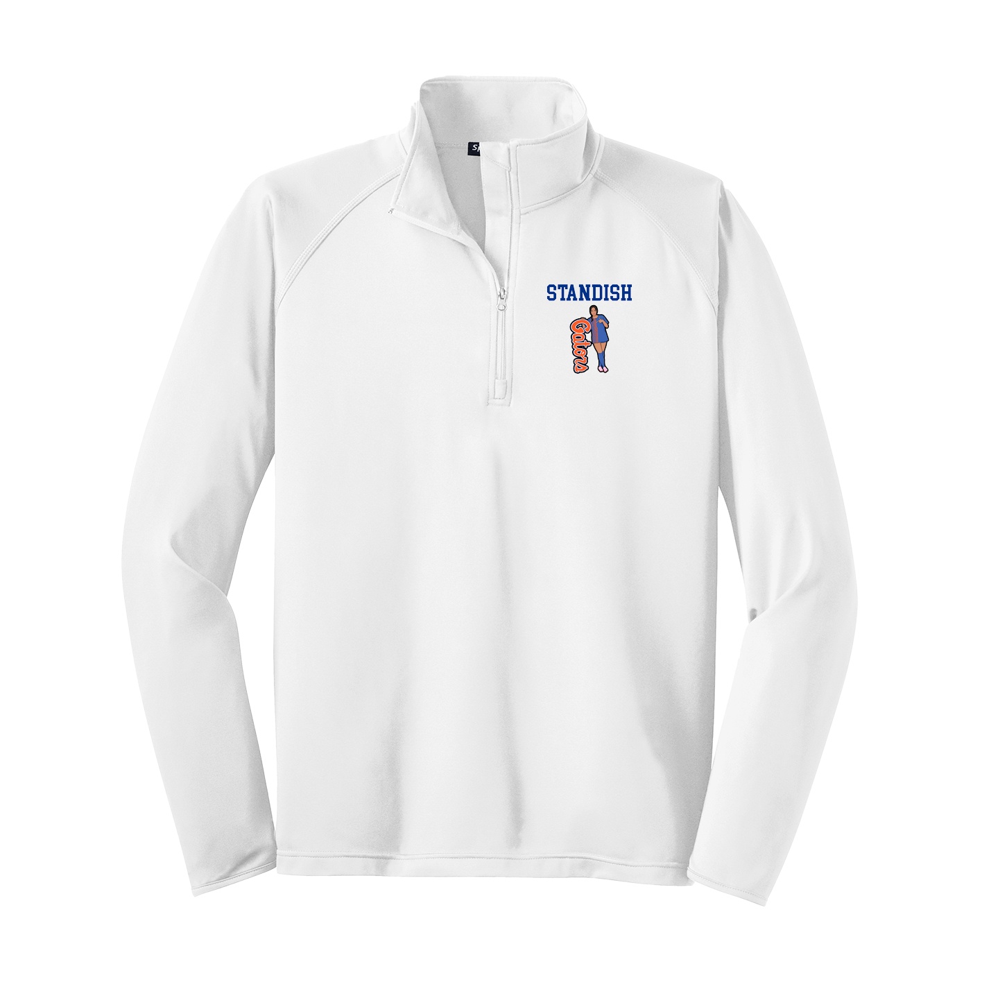 Q-Zip Pullover — Shirsey in White