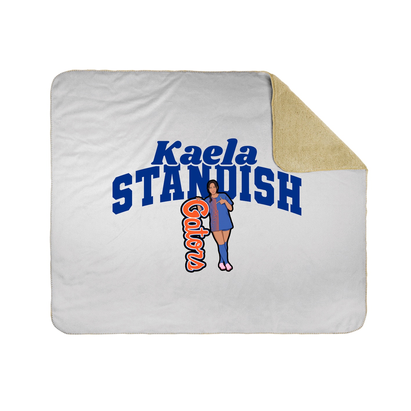 Throw Blanket — Signature Arch in White