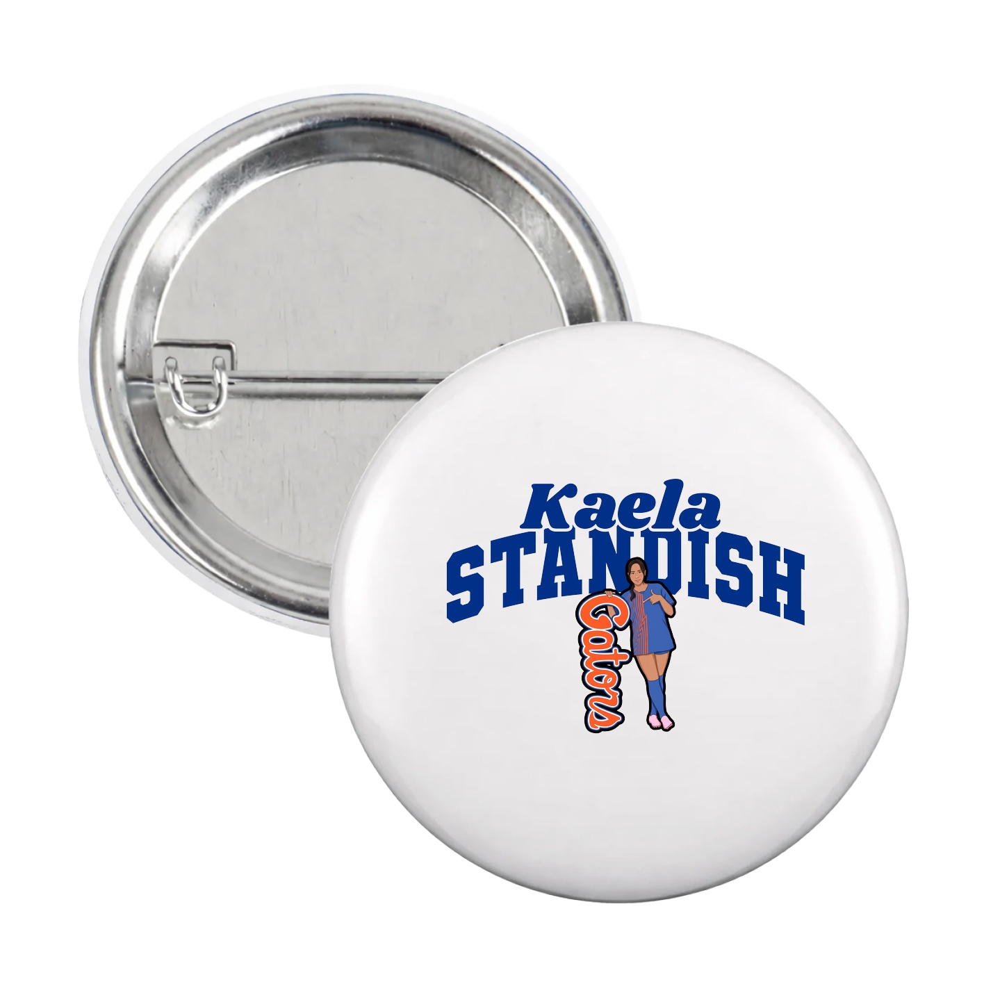 Game Day Button — Signature Arch in White