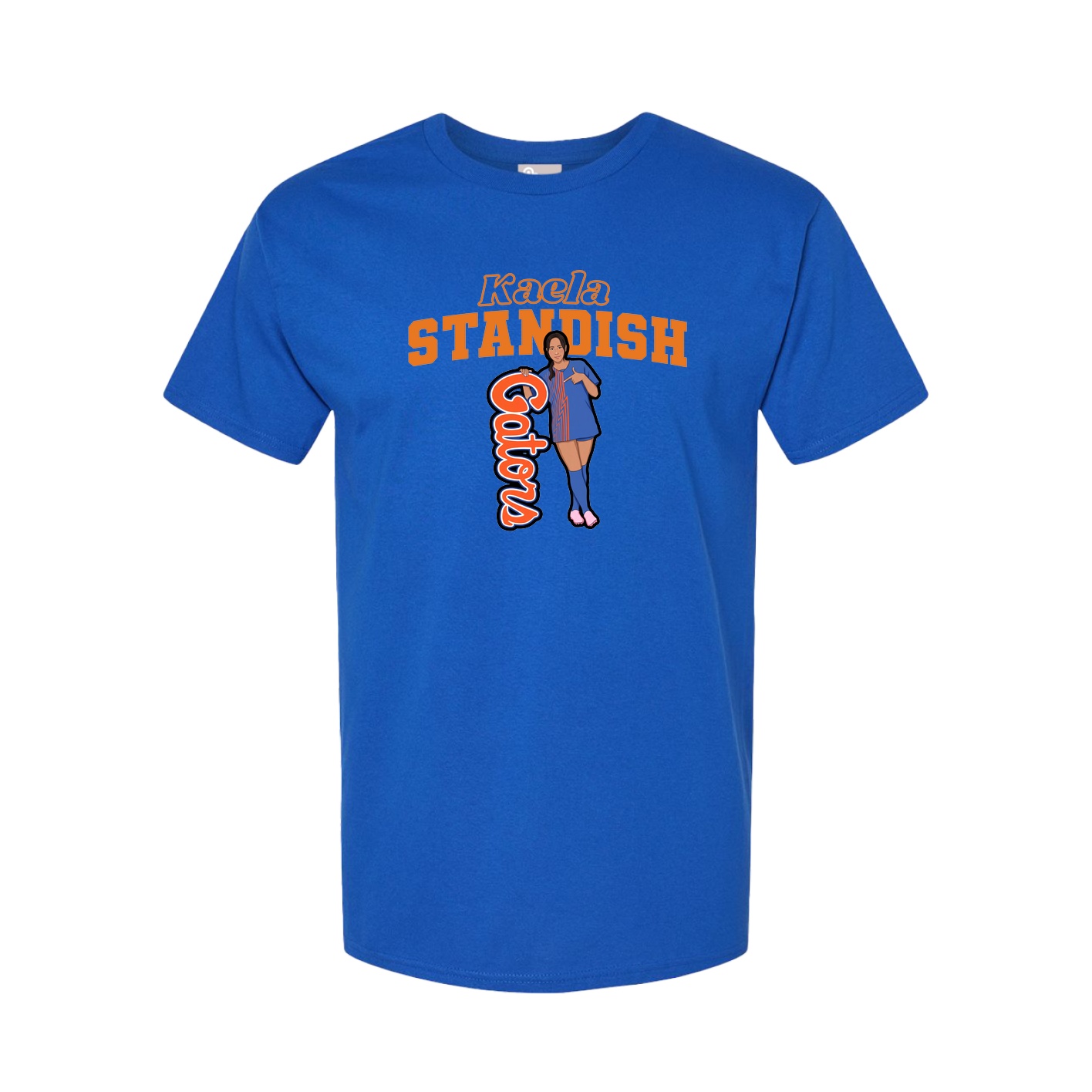 Youth Tee — Name Arch in Royal