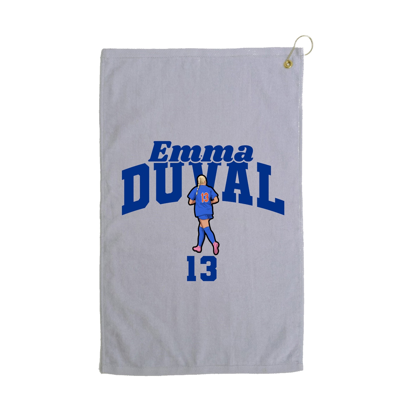 Golf Towel — Signature Arch in Grey