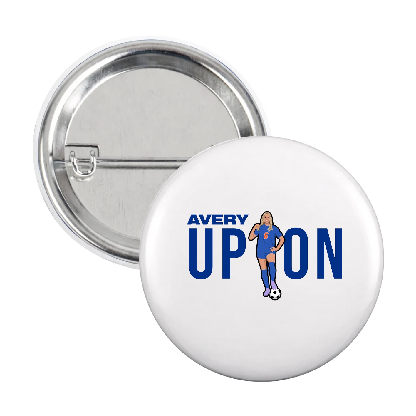 Game Day Button — Player Name in White