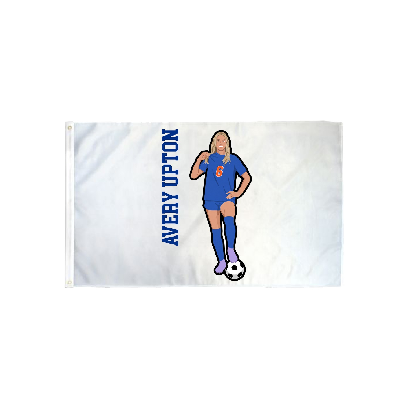 3x5 Flag — Name Vertical in Classic