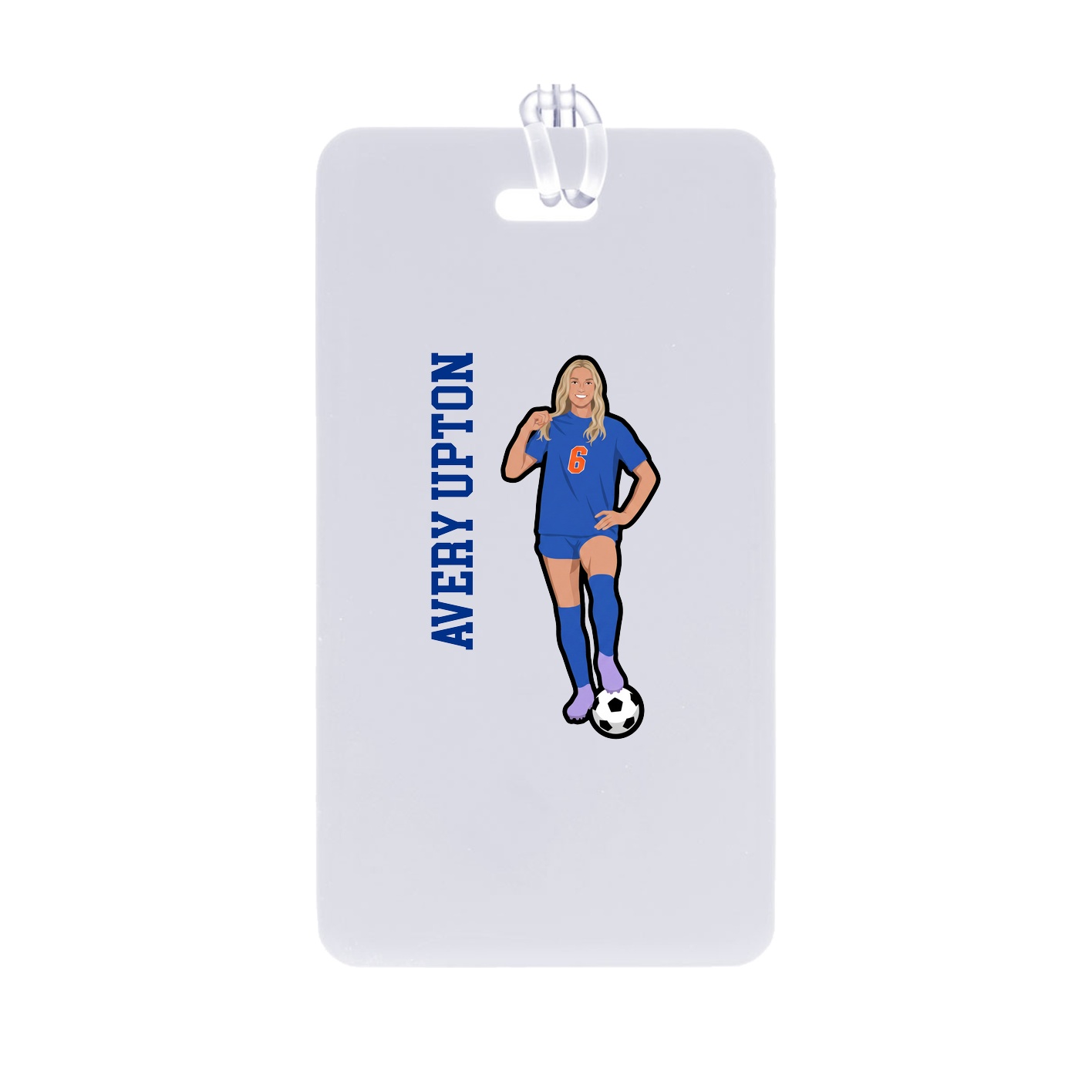 Bag Tag — Name Vertical in Classic