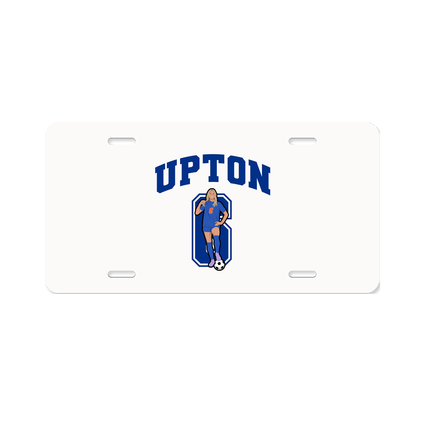 License Plate — Number in Classic