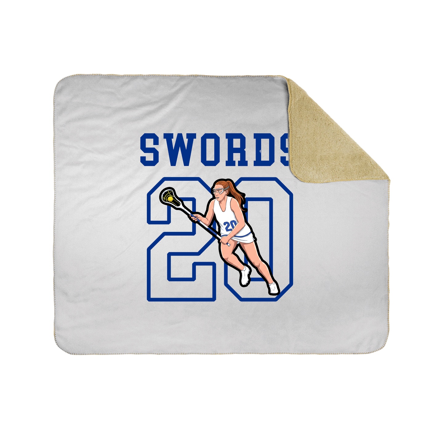 Throw Blanket — Shirsey in White
