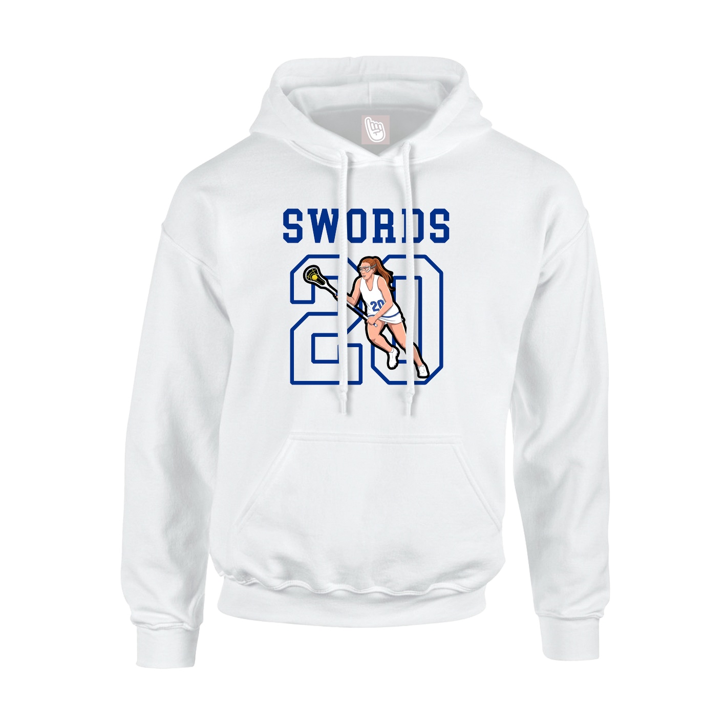 Hoodie — Shirsey in White