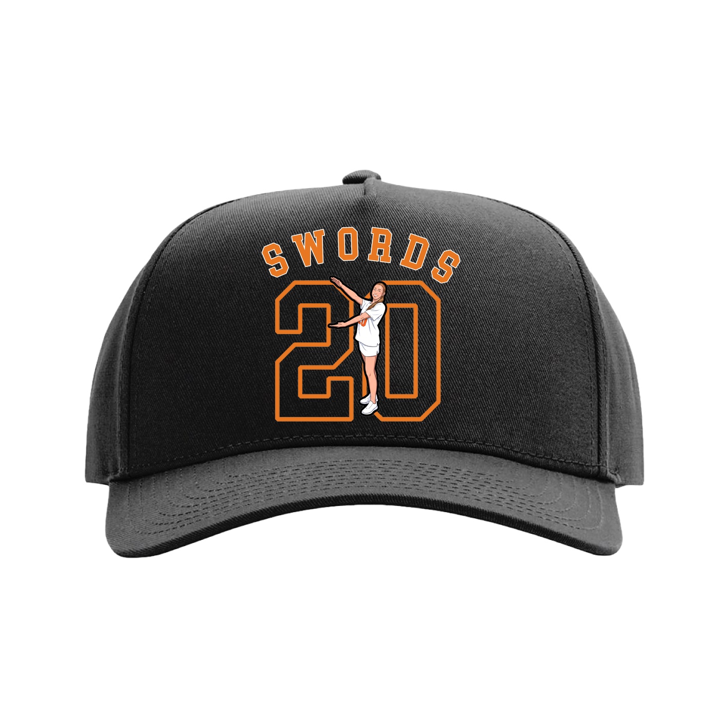 Full Fabric Five-Panel Champ Cap