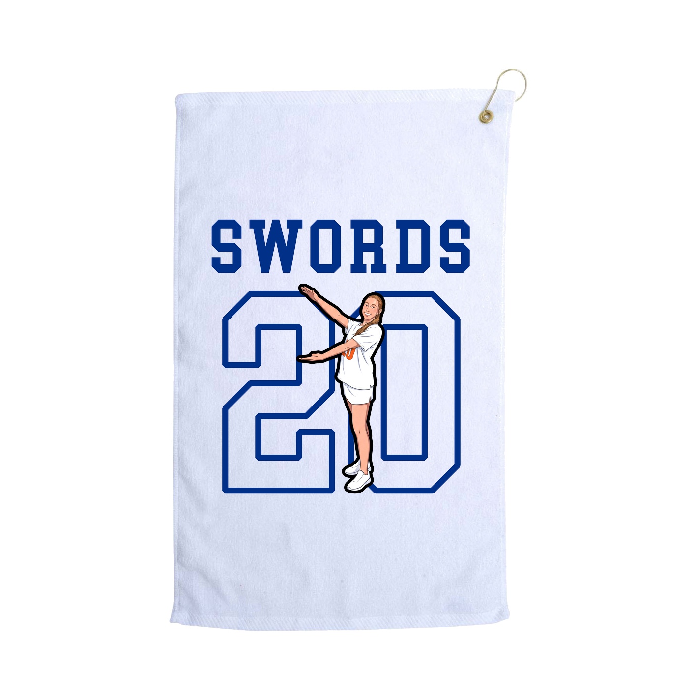 Golf Towel — Shirsey in White