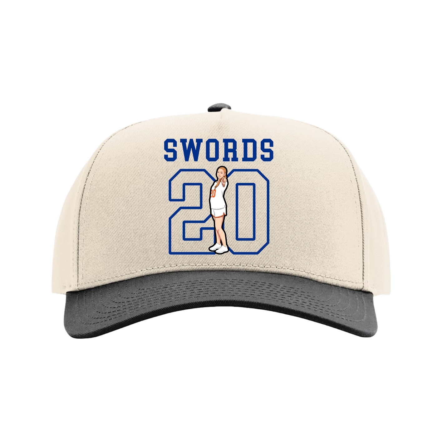 Full Fabric Five-Panel Champ Cap