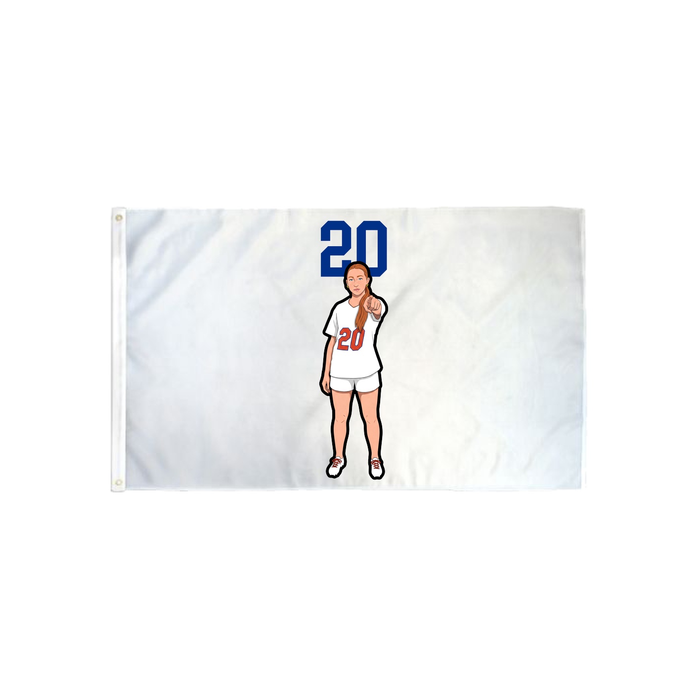 3x5 Flag — Number Top in Classic