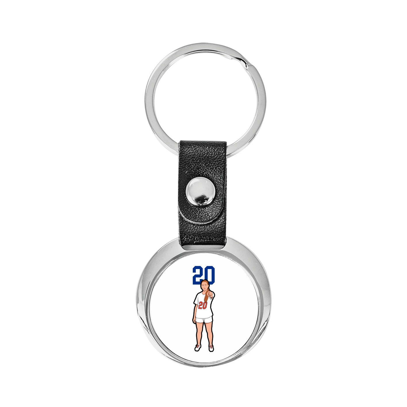 Key Chain — Number Top in Classic