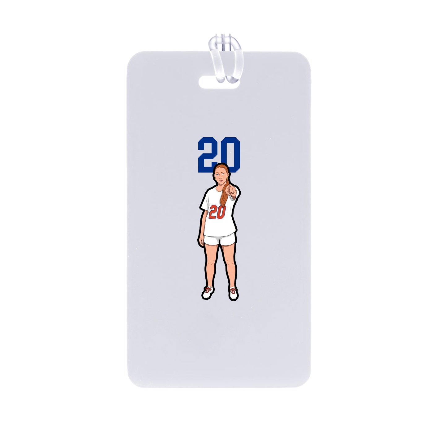Bag Tag — Number Top in Classic