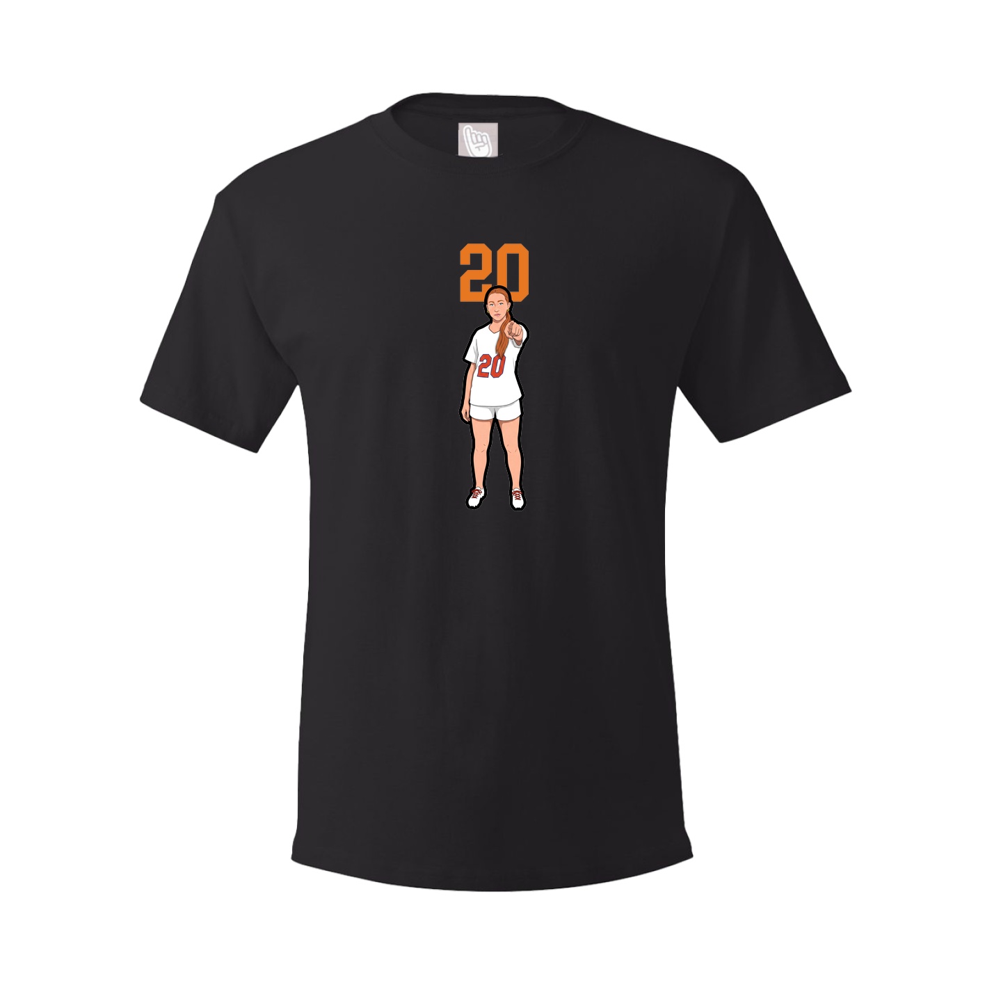 Tee — Number Top in Black