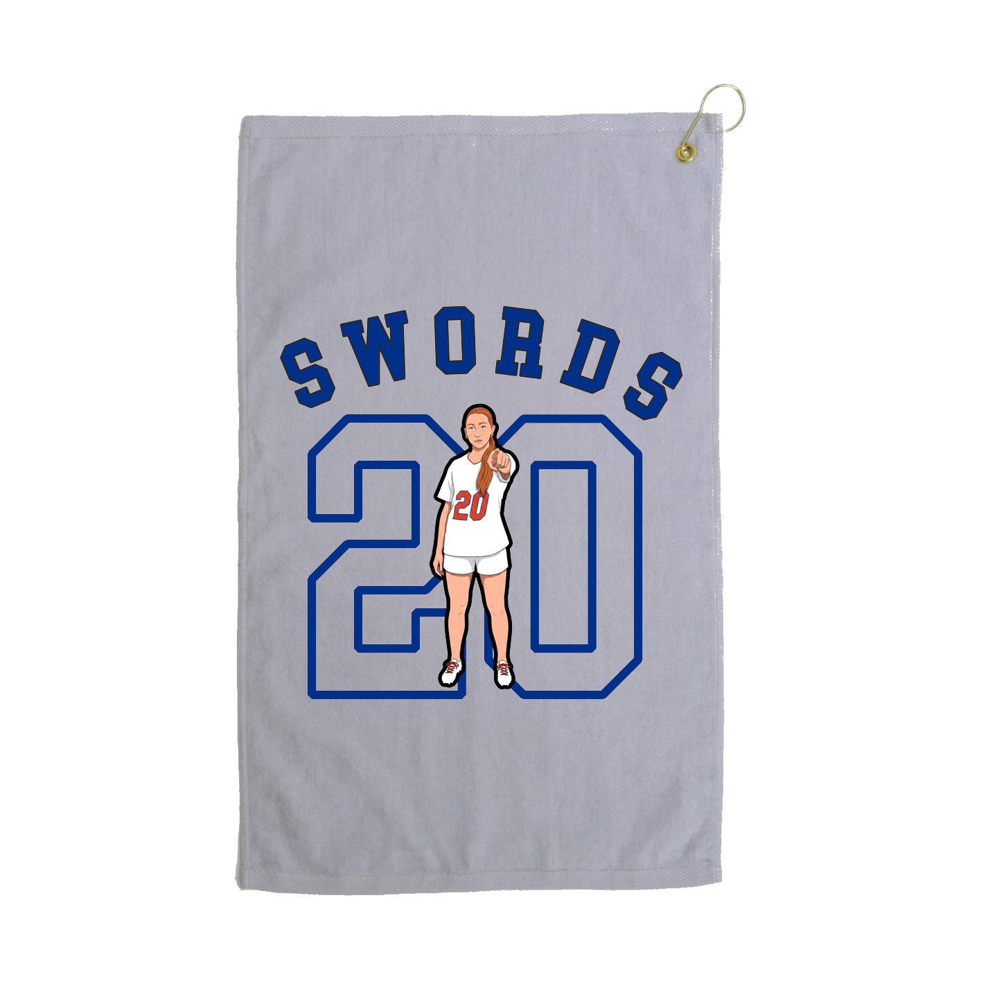 Golf Towel — Shirsey Arch in Grey