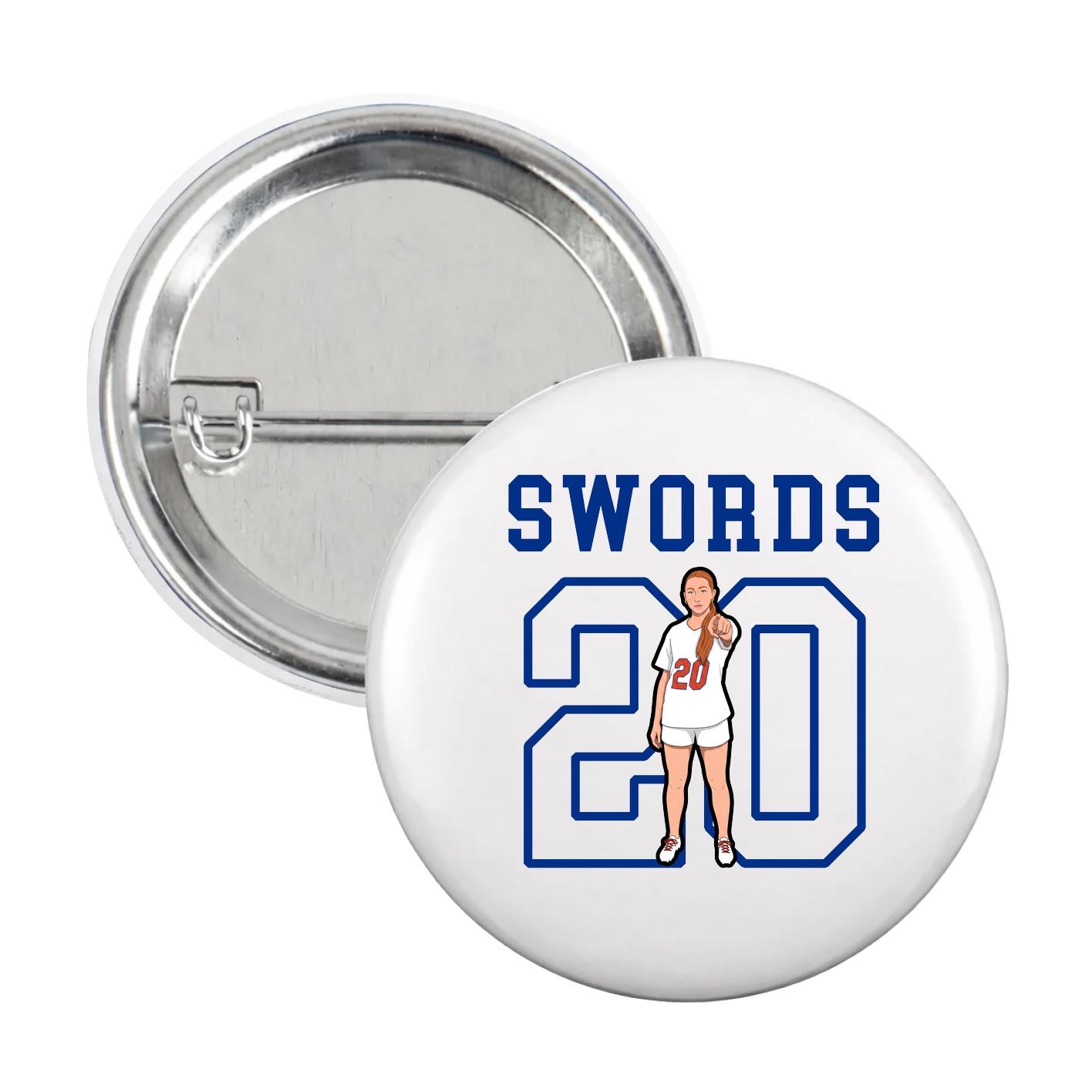 Game Day Button — Shirsey in White