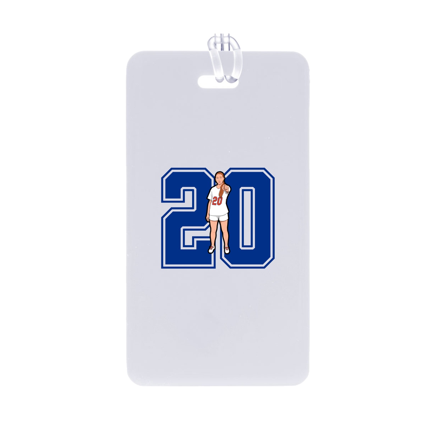 Bag Tag — Number in Classic