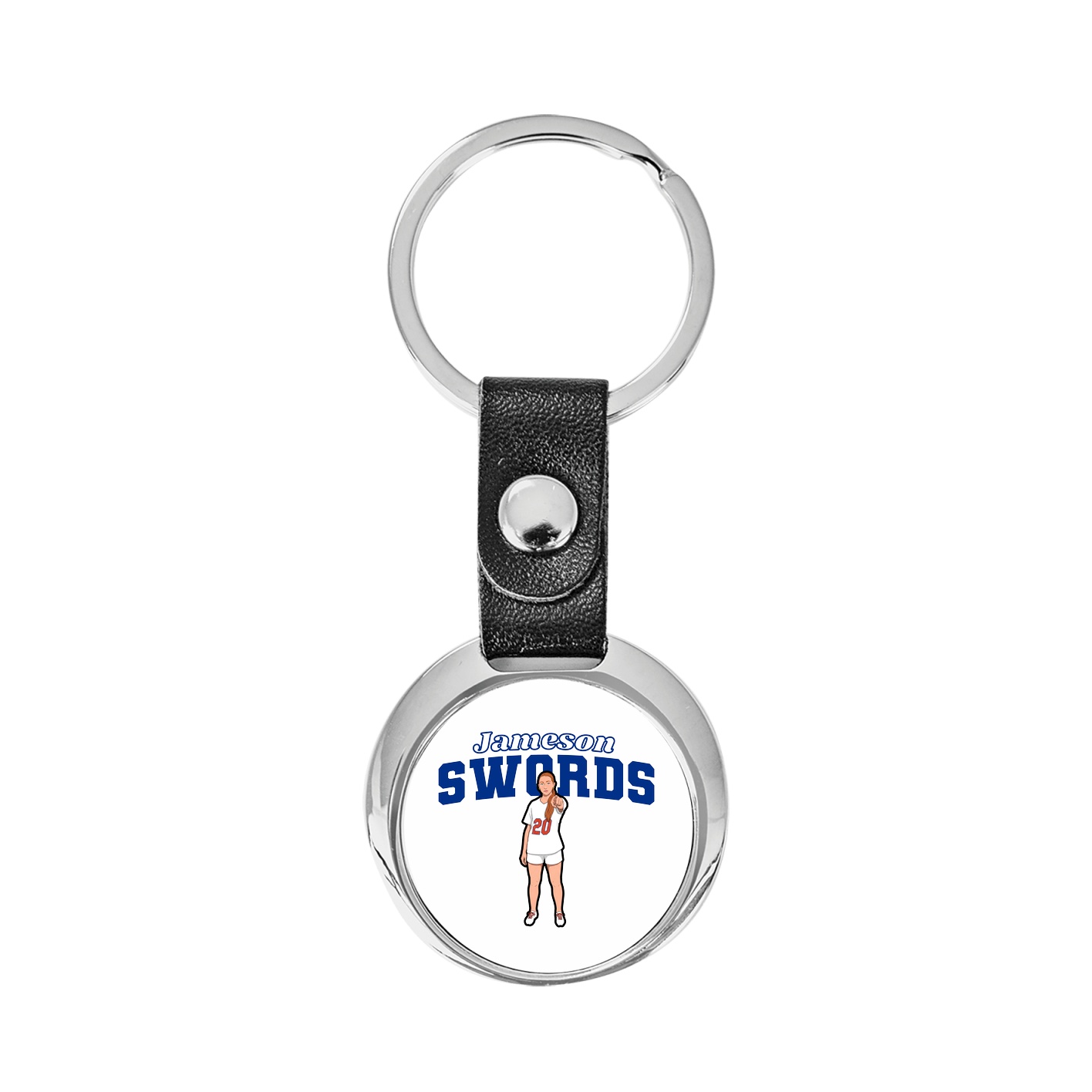 Key Chain — Name Arch in Classic