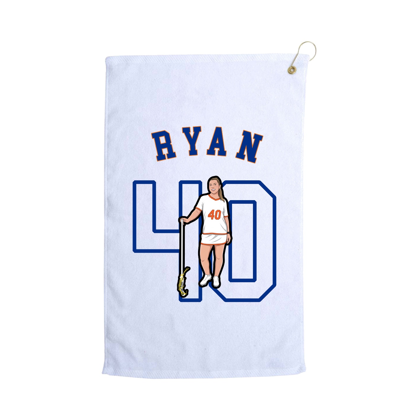 Golf Towel — Shirsey Arch in White