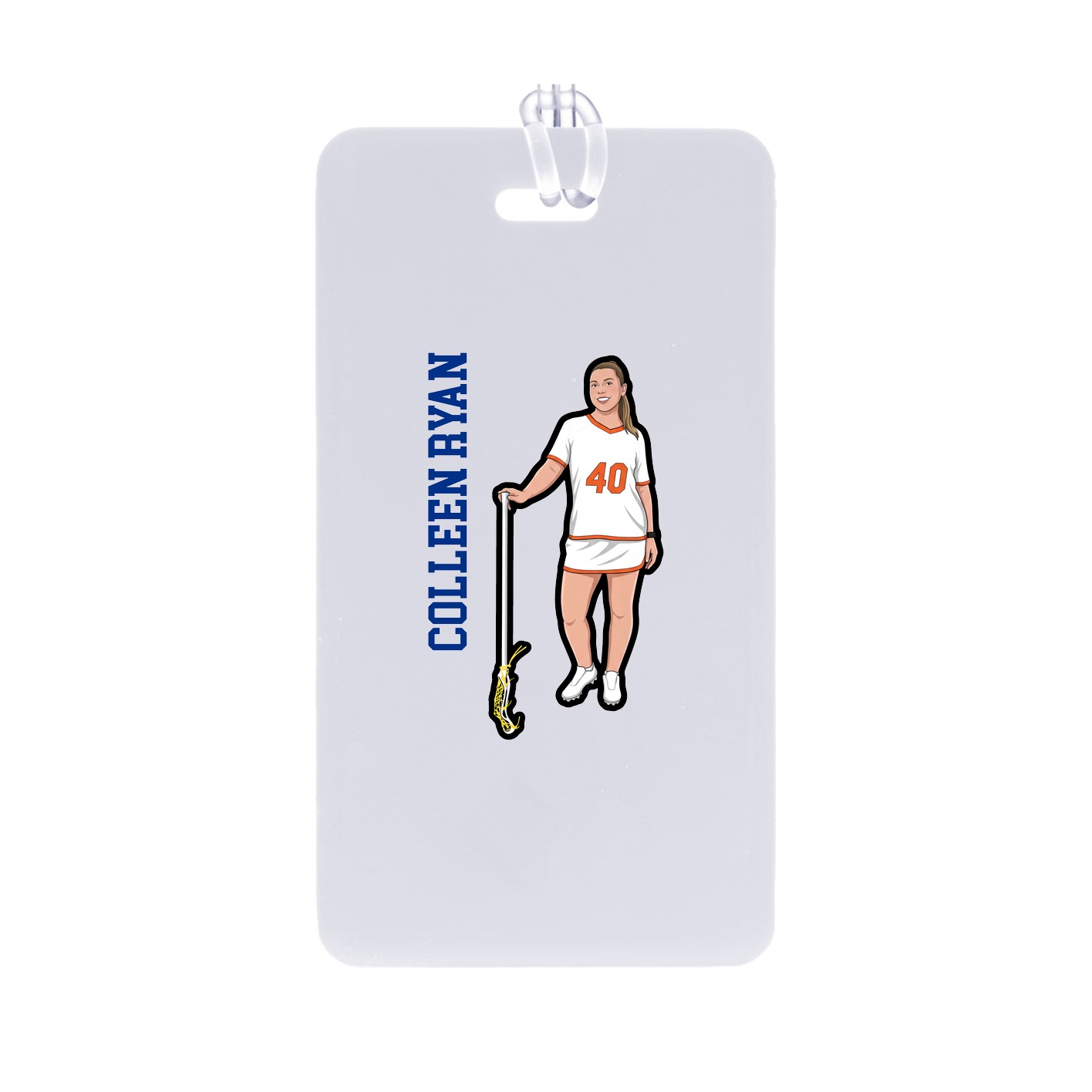Bag Tag — Name Vertical in Classic